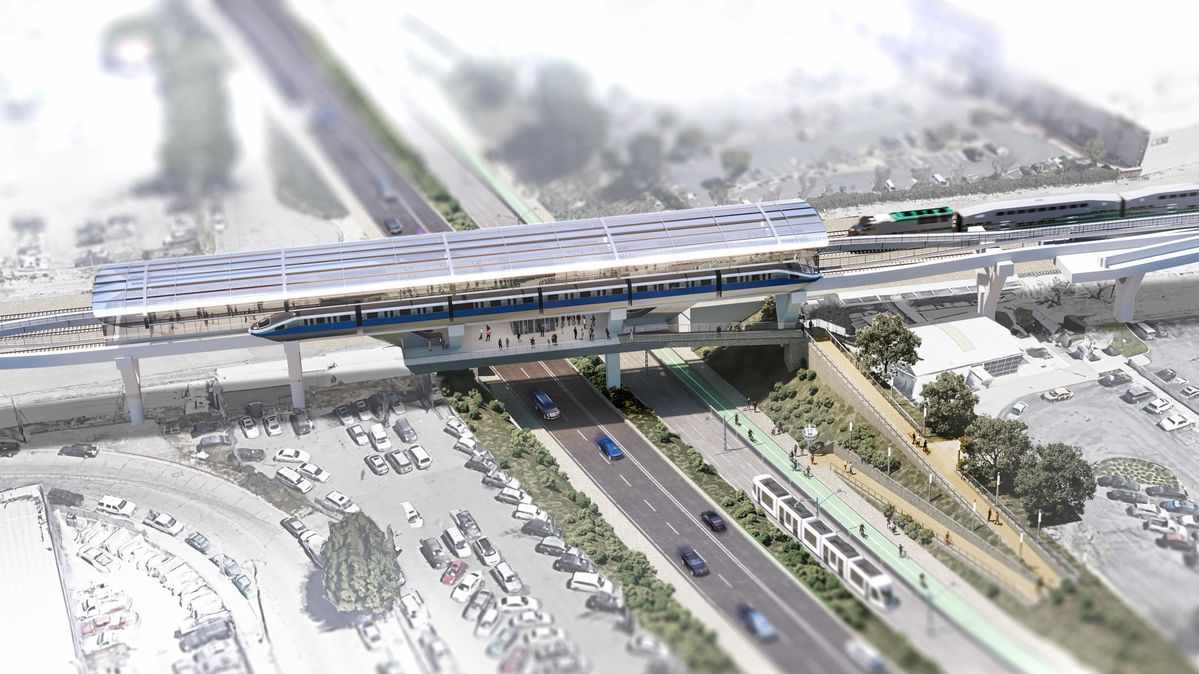monorail clogged elon musk hyperloop