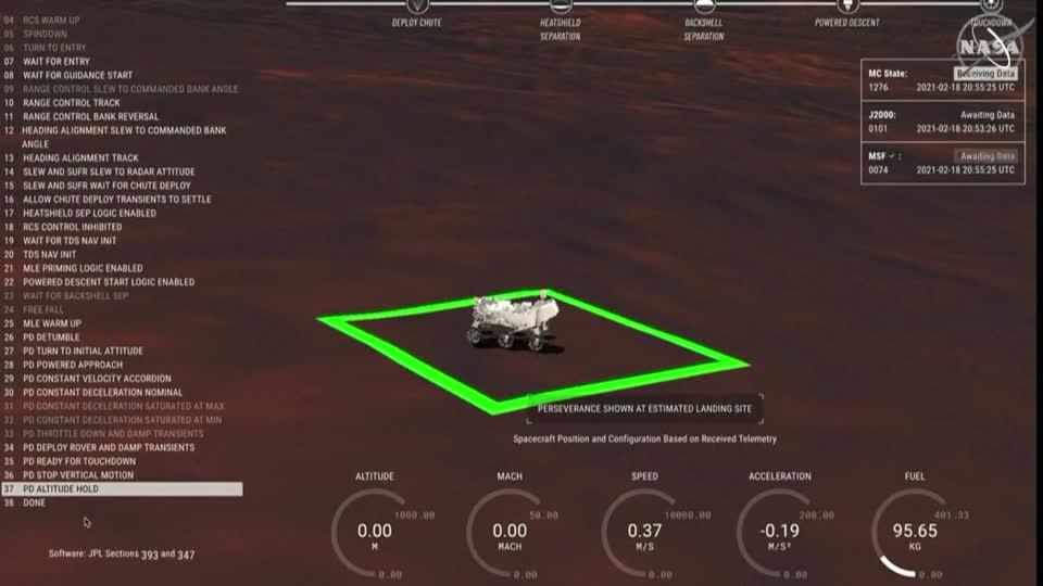 nasa mars life rover mission