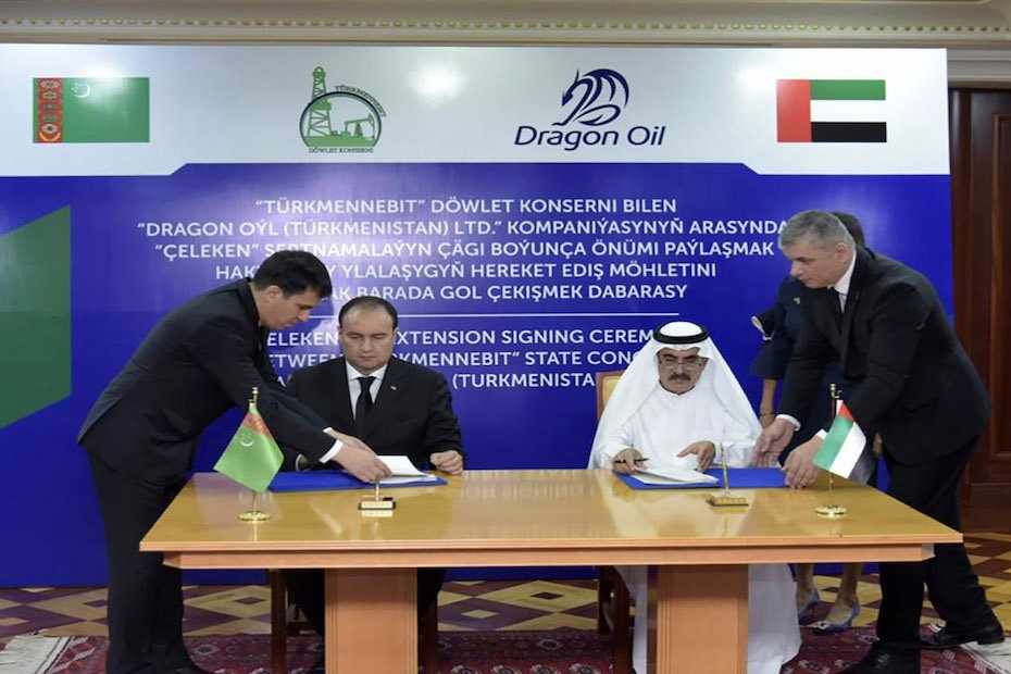 oil,dragon,extension,turkmenistan,production