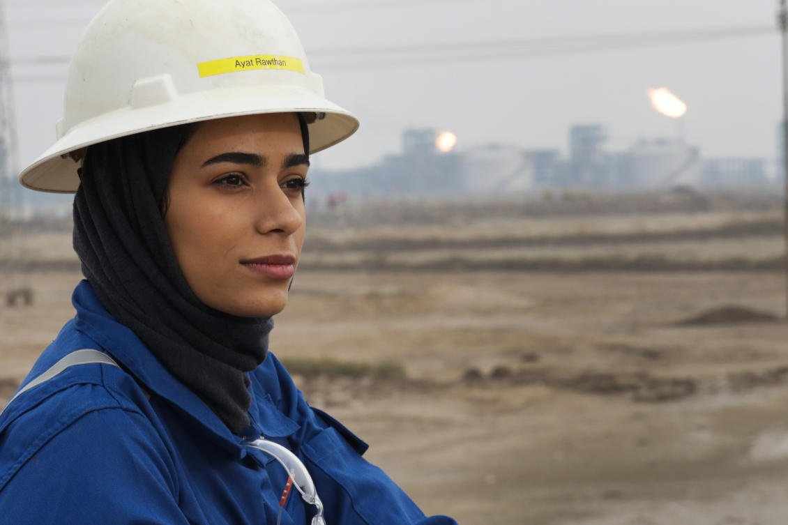 oil iraq women rig jobs