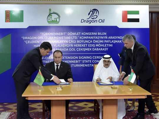 dubai,contract,oil,dragon,turkmenistan