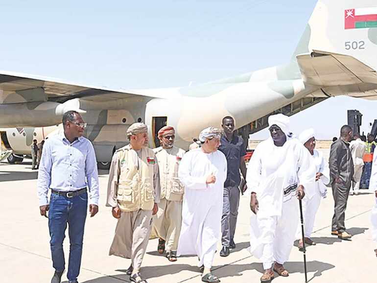 aid,capital,flights,oman,sudan