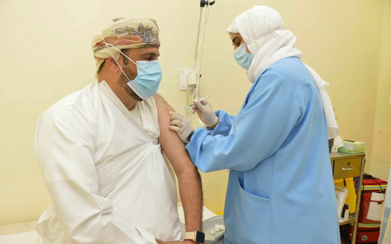 oman vaccination appointments coronavirus cases