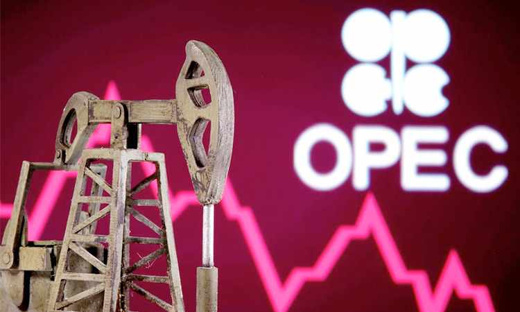 opec oil output april futures