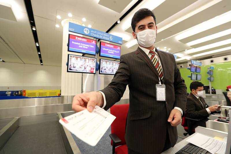 dubai,emirates,national,passengers,paper