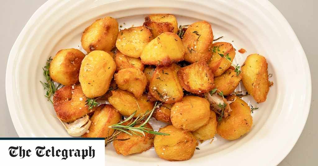 them,golden,tips,potatoes,roast