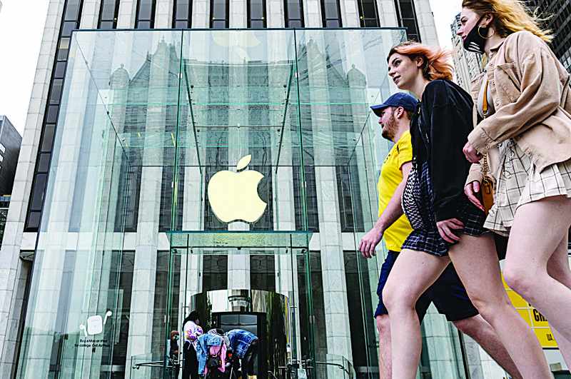 profit apple lockdowns eased doubles