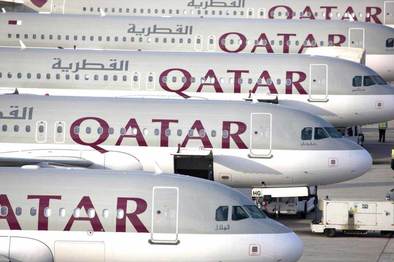 qatar,profit,airways,reports,grounded
