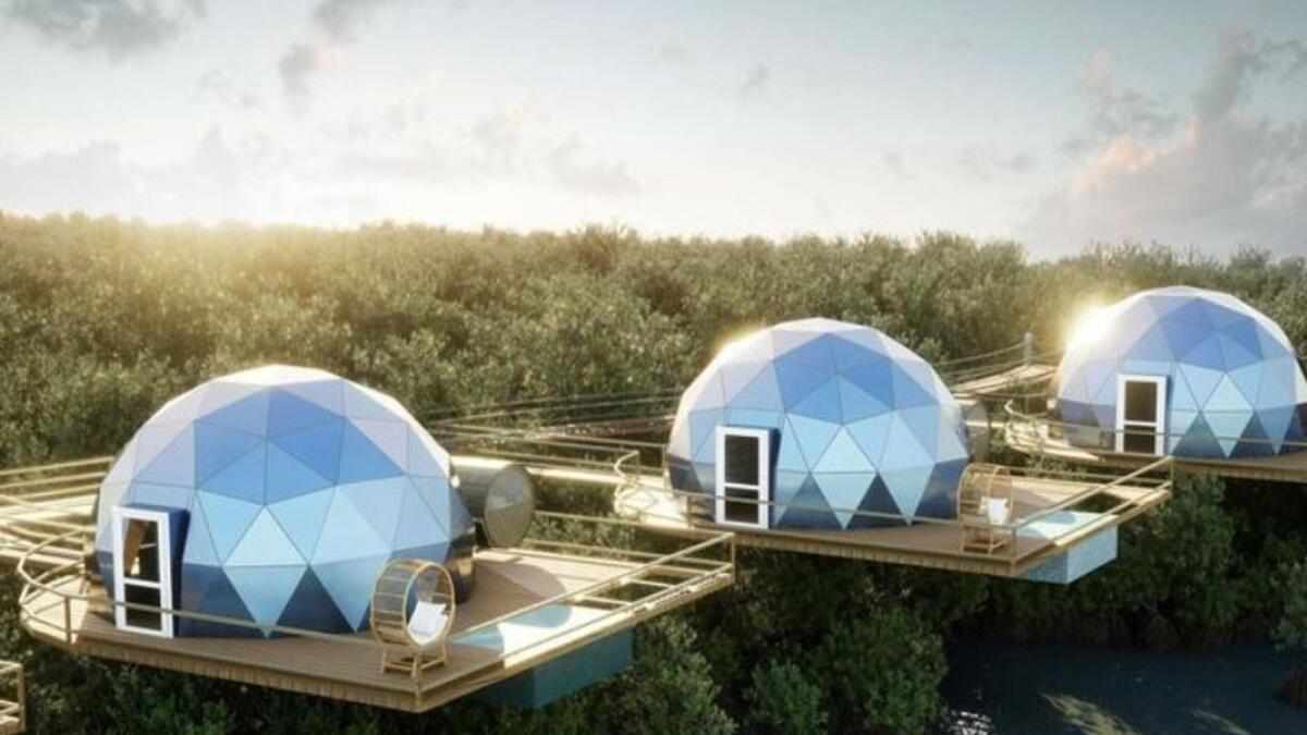 uae,project,luxury,eco,dome