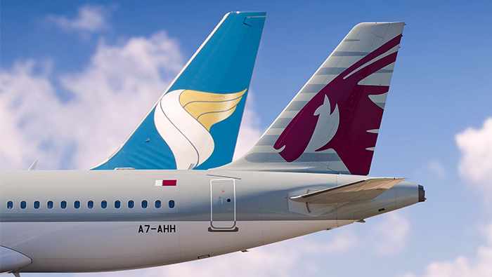 qatar oman oman-air cooperation airways