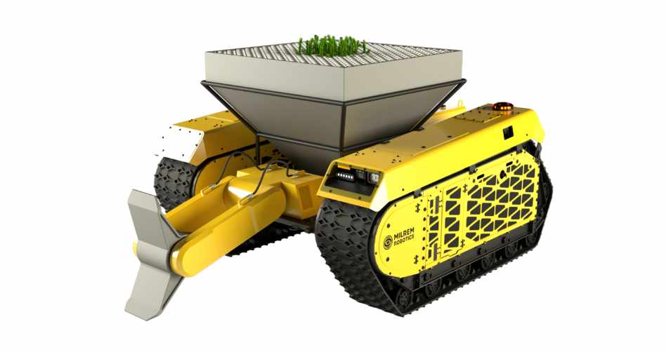 robot trees plant forests forester
