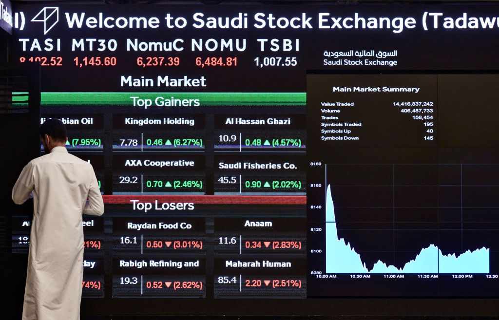 saudi, percent, index, bourses, ipo, 