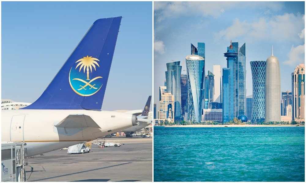 saudi riyadh jeddah qatar flights