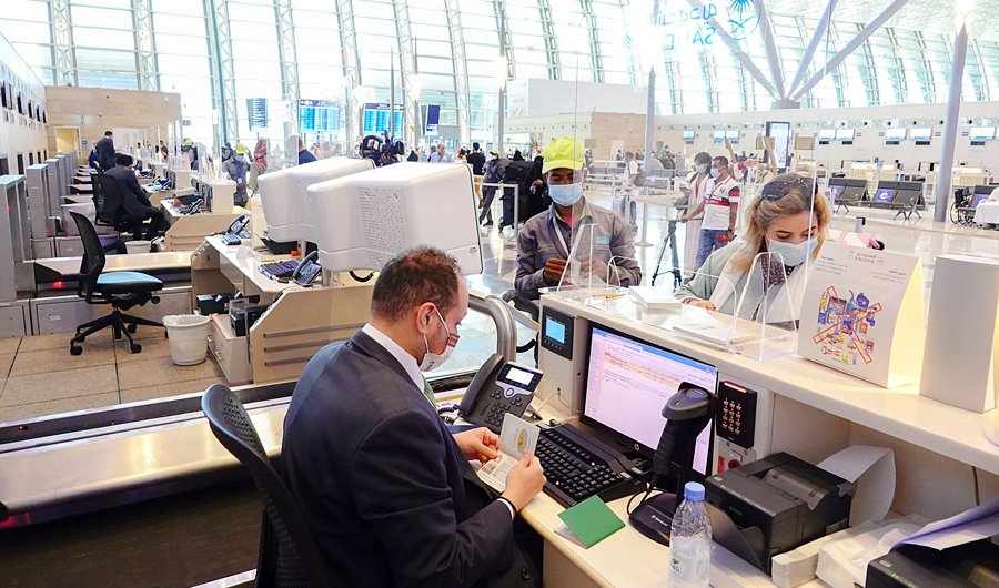 saudi travel passengers airports foreign
