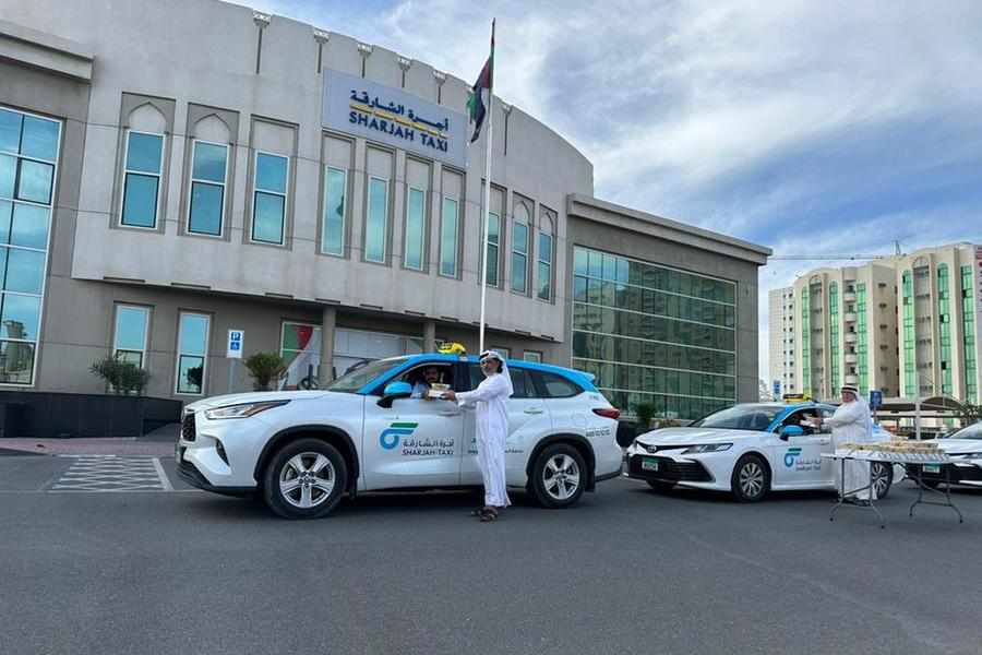 sharjah,provide,drivers,taxi,charity