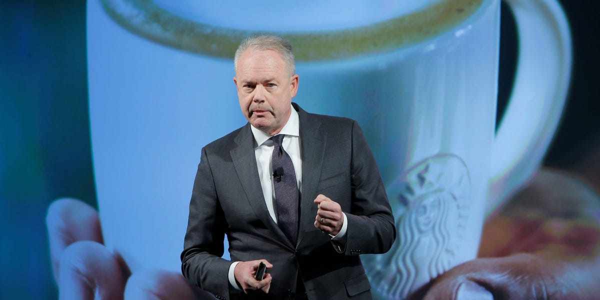 starbucks coffee cups ceo shortages