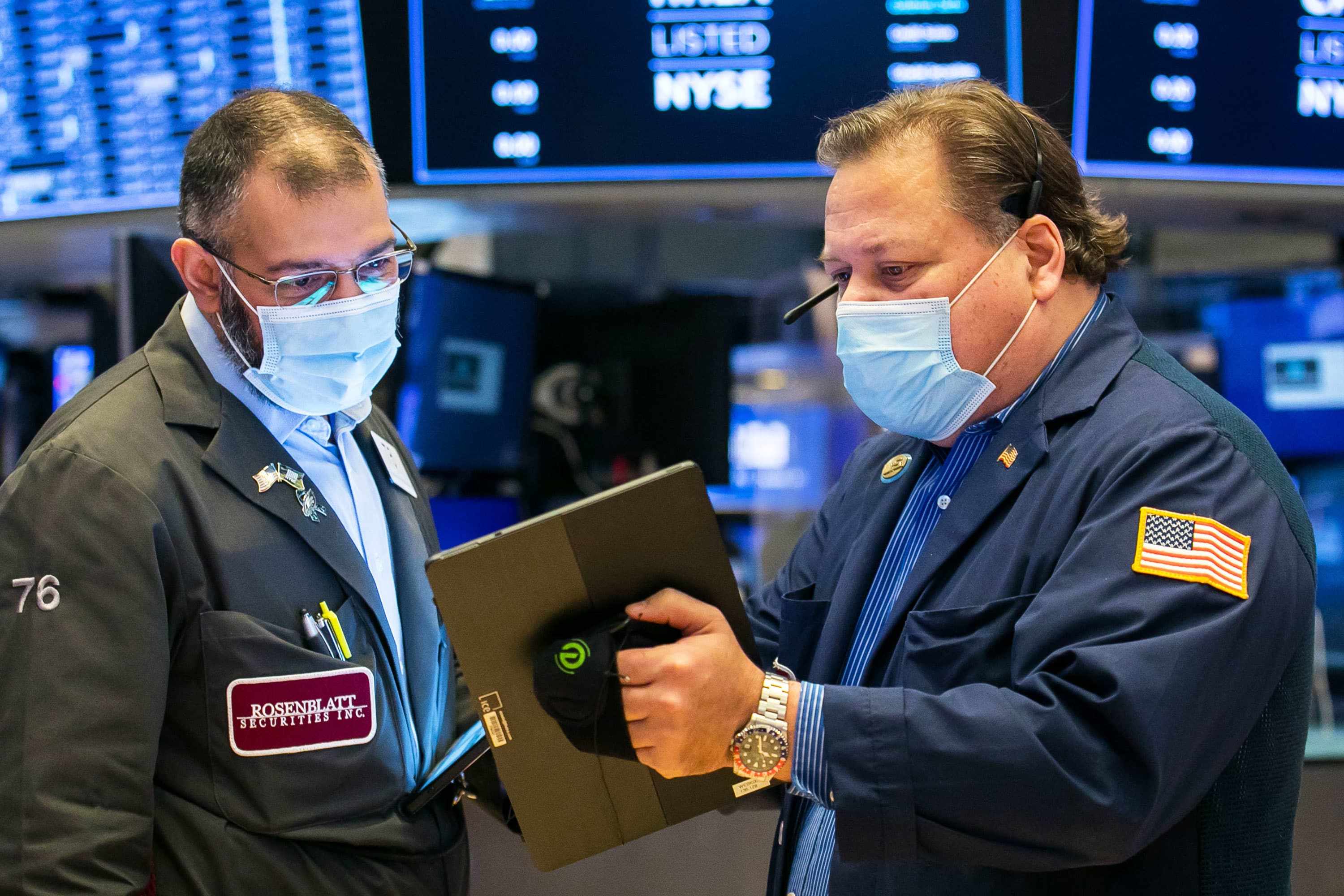 stock market gain trading record