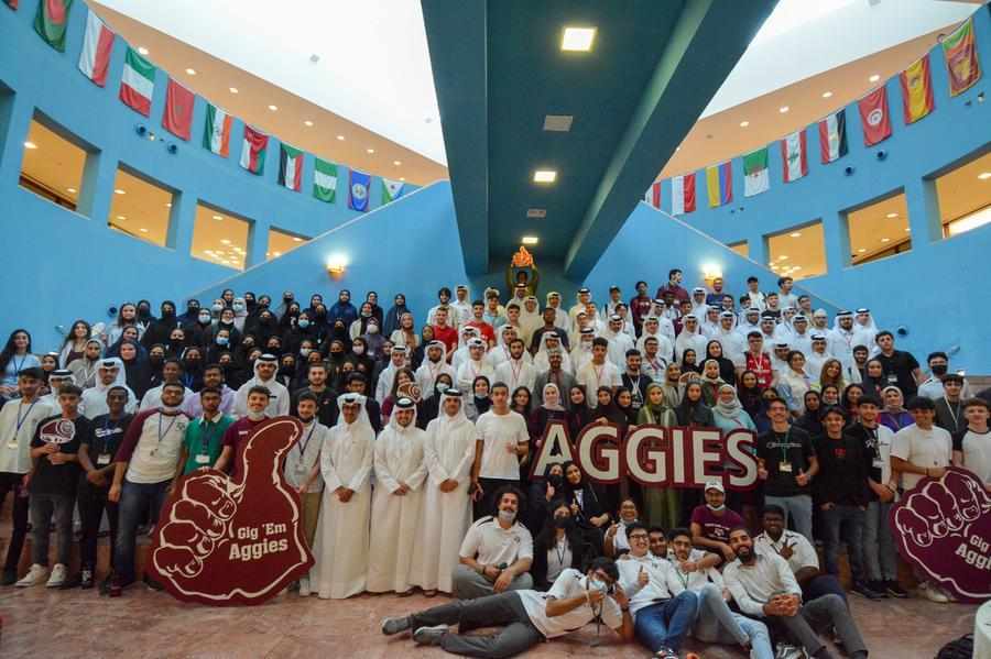 qatar,students,partner,texas,campus