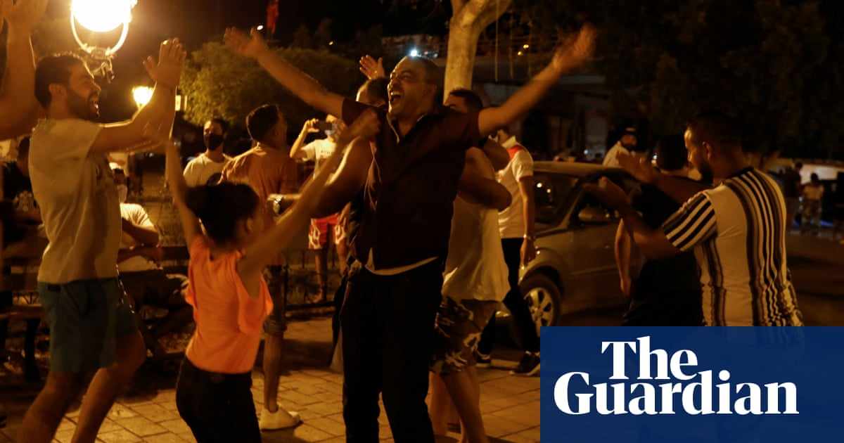 tunisia president government streets jubilation