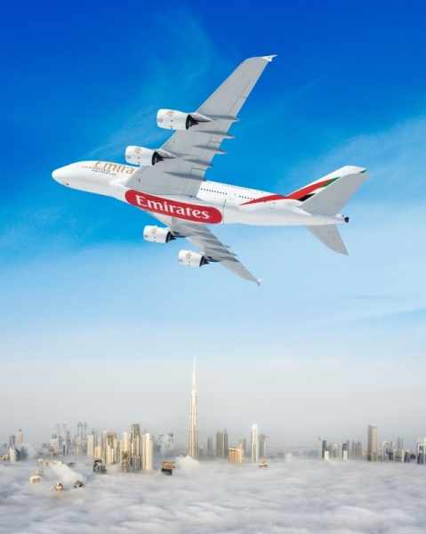 uae emirates flight vaccination milestone