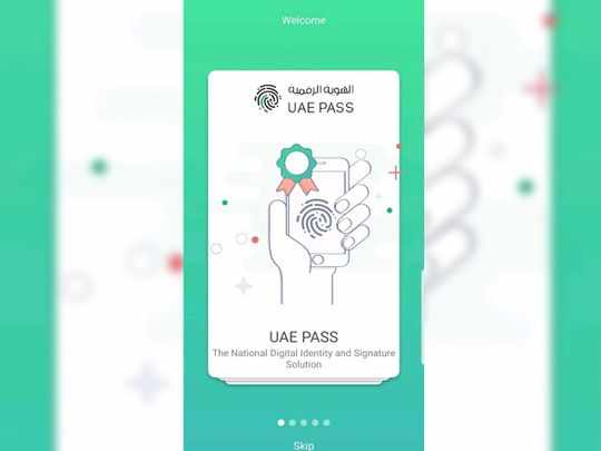 uae government pass services access