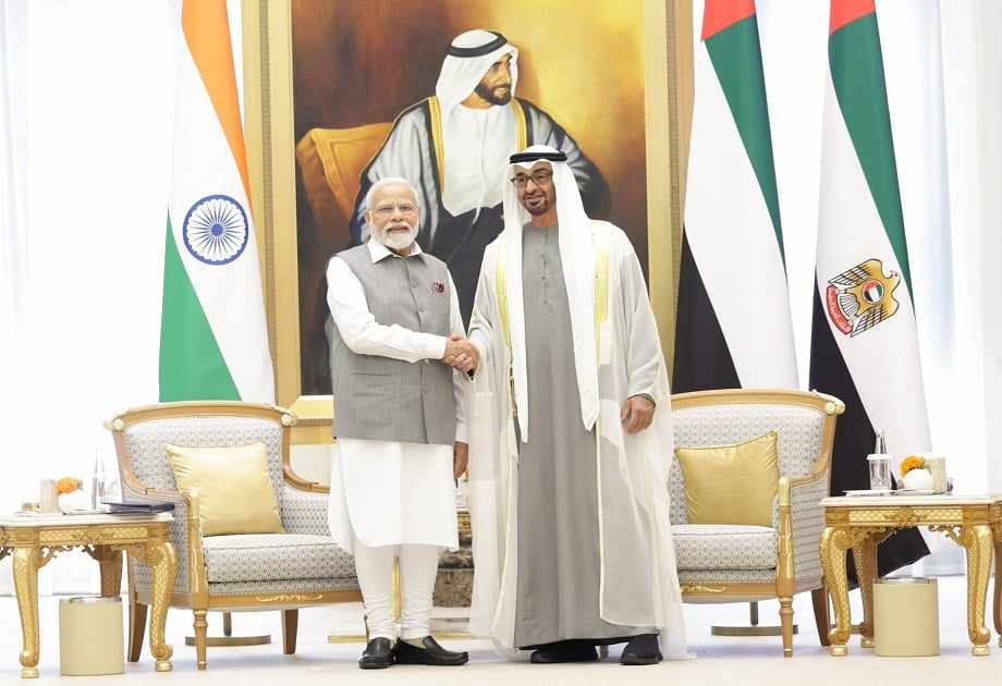 uae,india,president,payment,mou