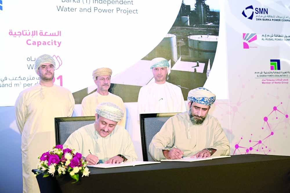 power,water,supply,oman,agreements