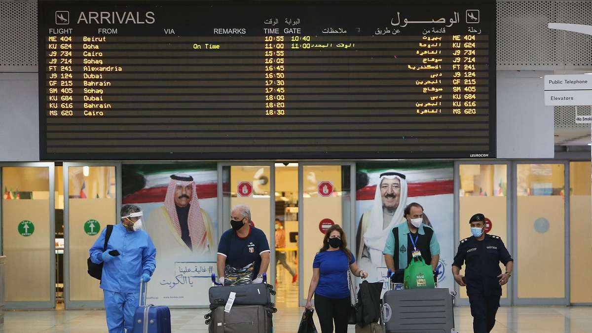 kuwait flights commercial countries travel