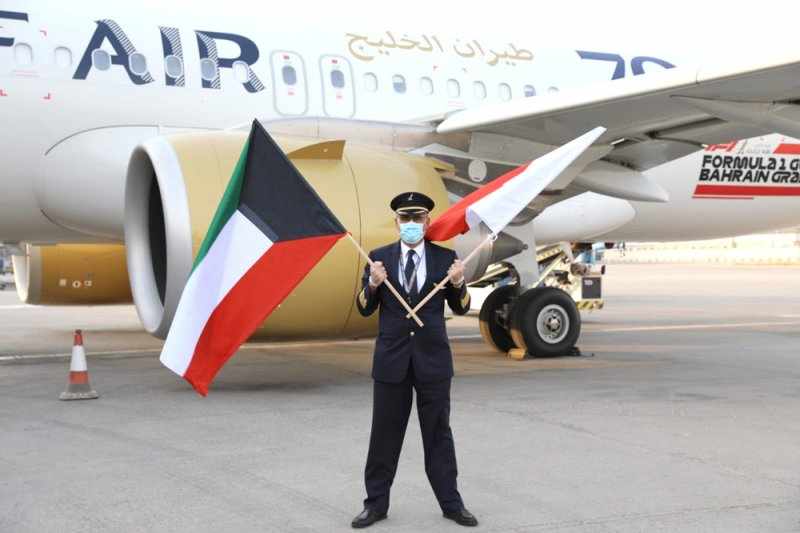 gulf bahrain kuwait flights resumes