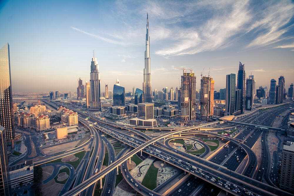 uae residential property prices cent